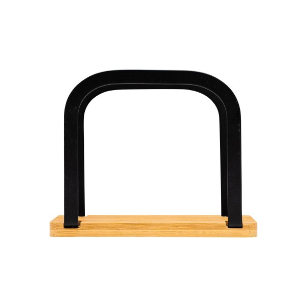 ΧΑΡΤΟΠΕΤΣΕΤΟΘΗΚΗ BAMBOO ESSENTIALS ΟΡΘΙΑ ΜΕΤΑΛΛΙΚΗ ΜΑΥΡΗ 15x6x12.5cm 01-13172