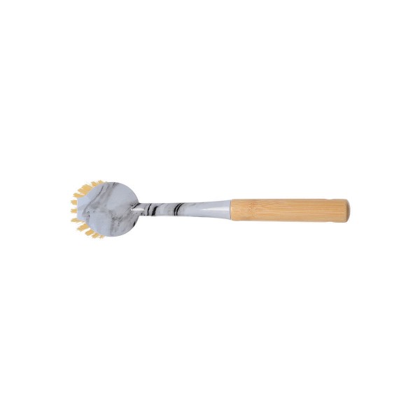 ΒΟΥΡΤΣΑ ΚΑΘΑΡΙΣΜΟΥ ΠΙΑΤΩΝ ΧΕΙΡΟΣ BAMBOO ESSENTIALS MARBLE ΣΤΡΟΓΓΥΛΗ 04-14322