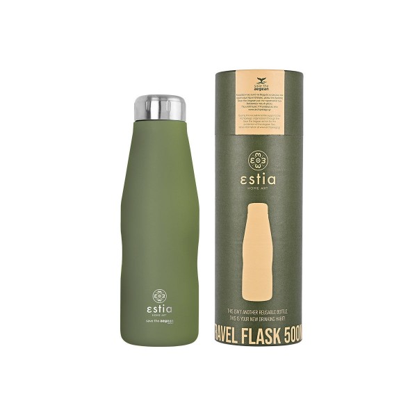 ΘΕΡΜΟΣ TRAVEL FLASK SAVE THE AEGEAN 500ml FOREST SPIRIT 01-12069
