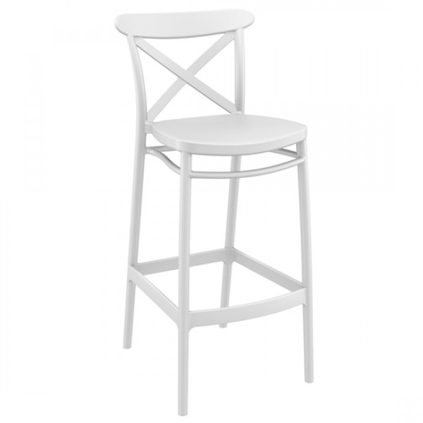 CROSS BAR ΣΚΑΜΠΩ 75cm WHITE PP 45x52x106cm 20.0605
