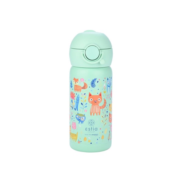 ΘΕΡΜΟΣ ΠΑΙΔΙΚΟ WONDER BOTTLE SAVE THE AEGEAN 350ml FELINE FOLIAGE 01-23461