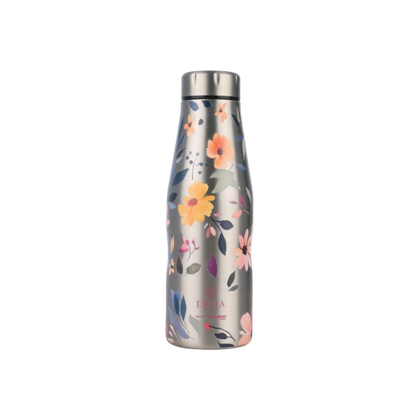 ΘΕΡΜΟΣ TRAVEL FLASK SAVE THE AEGEAN 500ml SILVER BOTANIC 01-31633
