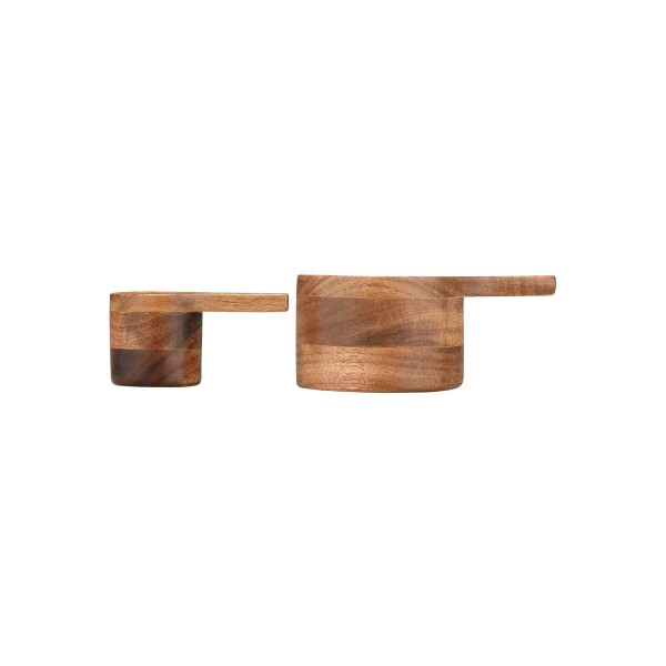 ΞΥΛΙΝΗ ΜΕΖΟΥΡΑ ΚΟΥΖΙΝΑΣ ALLURE 13,7CM & 9,4CM ΣΕΤ 01-34634