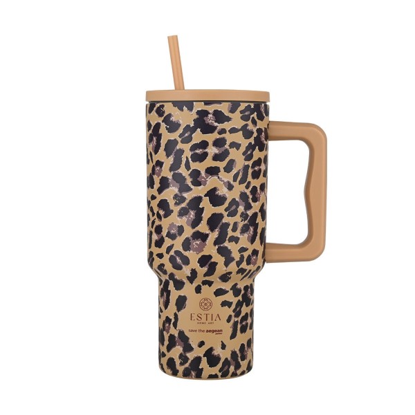 ΘΕΡΜΟΣ STRAW TUMBLER XL SAVE THE AEGEAN 900ml SPOTTED PROWL 01-34849