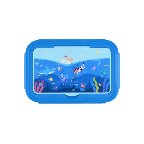 ΠΑΙΔΙΚΟ ΦΑΓΗΤΟΔΟΧΕΙΟ SAVE THE AEGEAN 1400ml ΜΕ 3 ΘΗΚΕΣ OCEAN PLAY 01-33583