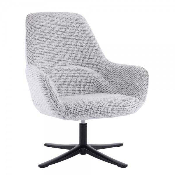 TIFFANY ΠΟΛΥΘΡΟΝΑ ΠΕΡΙΣΤΡΕΦΟΜΕΝΗ ΛΕΥΚΟ ΜΕ PATTERN 80x75x90cm