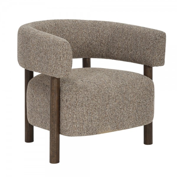 BELVEDERE ΠΟΛΥΘΡΟΝΑ ΚΑΦΕ BEIGE 73x69x70cm