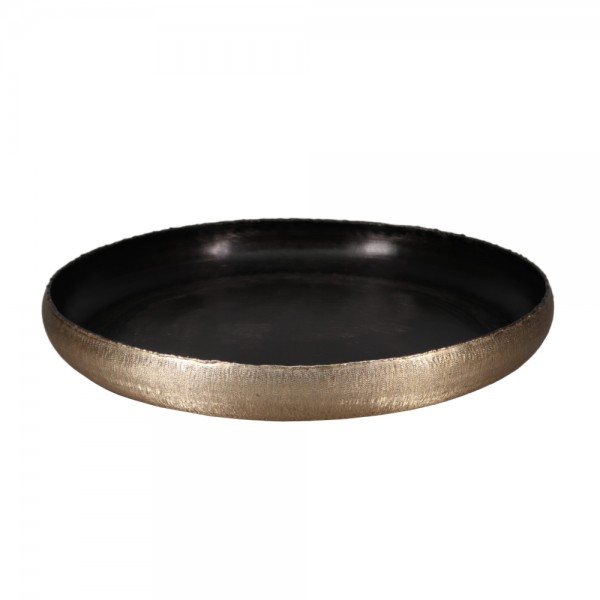 MARGO 2 ΜΠΩΛ ΑΛΟΥΜΙΝΙΟ ΧΡΥΣΟ SMOKE BLACK D43,5xH6cm