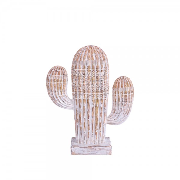 ARIANE 1 ΚΑΚΤΟΣ POLYRESIN ΦΥΣΙΚΟ/ΛΕΥΚΟ 19x6xY23cm