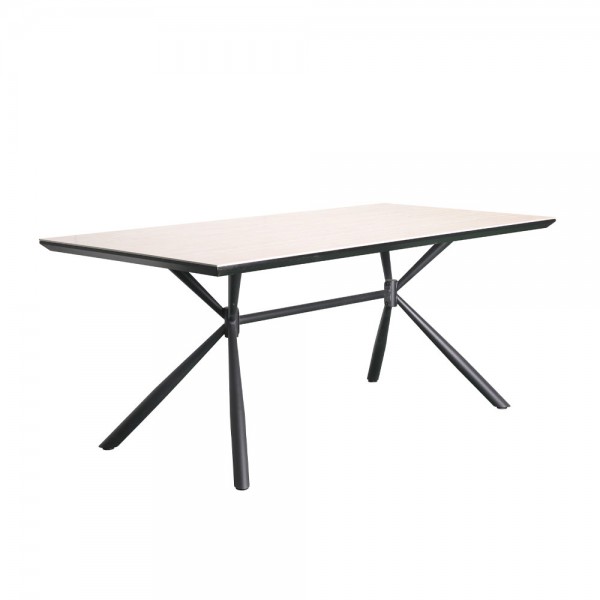 SAHARA ΤΡΑΠΕΖΙ BEIGE ΜΕ ΟΨΗ ΜΑΡΜΑΡΟΥ 180x90x76