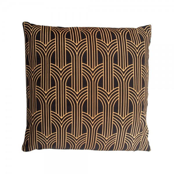 GATE ΔΙΑΚΟΣΜΗΤΙΚΟ ΜΑΞΙΛΑΡΙ ΒΕΛΟΥΔΟ ΧΡΥΣΟ/ΜΑΥΡΟ 45x45cm