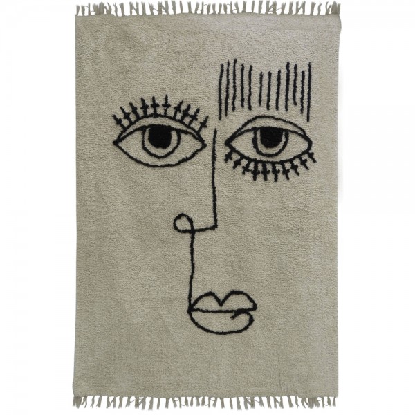 FACE ΧΑΛΙ ΒΑΜΒΑΚΙ ΜΠΕΖ ΜΑΥΡΟ 60x90cm 020482