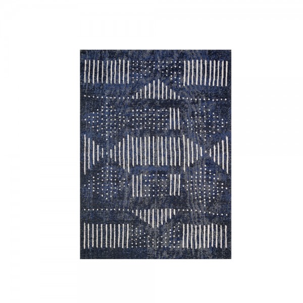 APACHE ΧΑΛΙ 160x230xH1cm ΓΚΡΙ ΣΚΟΥΡΟ ΛΕΥΚΟ