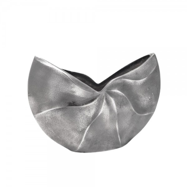 IWA 3 ΒΑΖΟ ΑΛΟΥΜΙΝΙΟ ΑΣΗΜΙ ΑΝΤΙΚΕ 38x13xH28cm