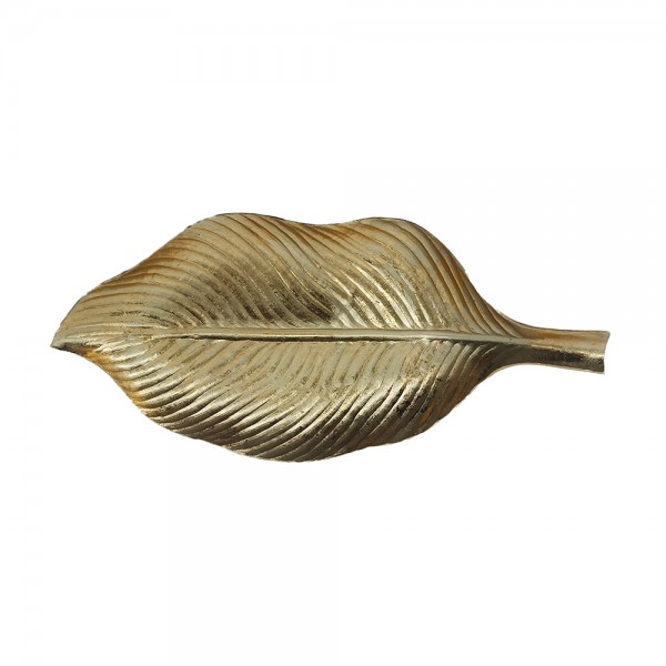 WIND ΠΙΑΤΕΛΑ POLYRESIN ΧΡΥΣΟ 30,5x14,5xH5cm