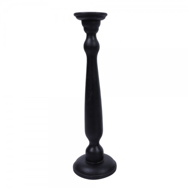 OTRERA ΚΗΡΟΠΗΓΙΟ ΞΥΛΟ MANGO ΜΑΥΡΟ D15xH53cm