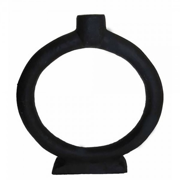 ANELL ΚΗΡΟΠΗΓΙΟ ΑΛΟΥΜΙΝΙΟ ΜΑΥΡΟ 22x4xH25cm