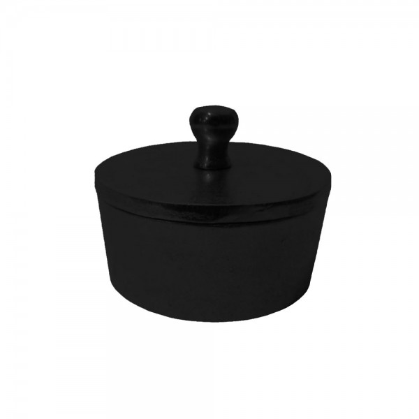 BOITE ΚΟΥΤΙ ΜΕ ΚΑΠΑΚΙ ΑΛΟΥΜΙΝΙΟ ΜΑΥΡΟ D14xH10cm