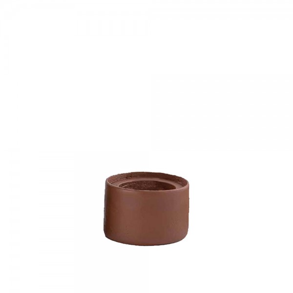 FORMAS ΚΗΡΟΠΗΓΙΟ ΑΛΟΥΜΙΝΙΟ TERRACOTTA ROUGH 8,5x8,5xH6cm