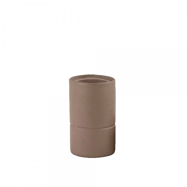 FORMAS ΚΗΡΟΠΗΓΙΟ ΑΛΟΥΜΙΝΙΟ BEIGE ROUGH 8,5x8,5xH14,5cm