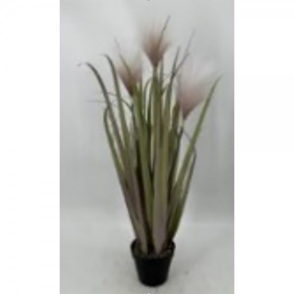 GRASS 3 ΤΕΧΝΗΤΟ ΦΥΤΟ PVC ΠΡΑΣΙΝΟ ΜΩΒ H78cm