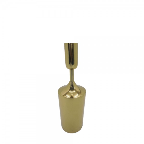 ARIA ΚΗΡΟΠΗΓΙΟ ΑΛΟΥΜΙΝΙΟ ΧΡΥΣΟ 7,5x7,5xH25,5cm