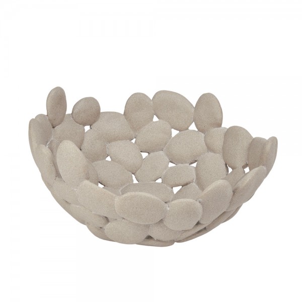 VOTSALO ΜΠΩΛ POLYRESIN ΜΠΕΖ 33x31,5xH17,6cm