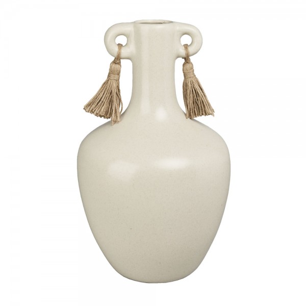 AEGEAN ΒΑΖΟ 21x21x35cm STONEWARE ΜΠΕΖ