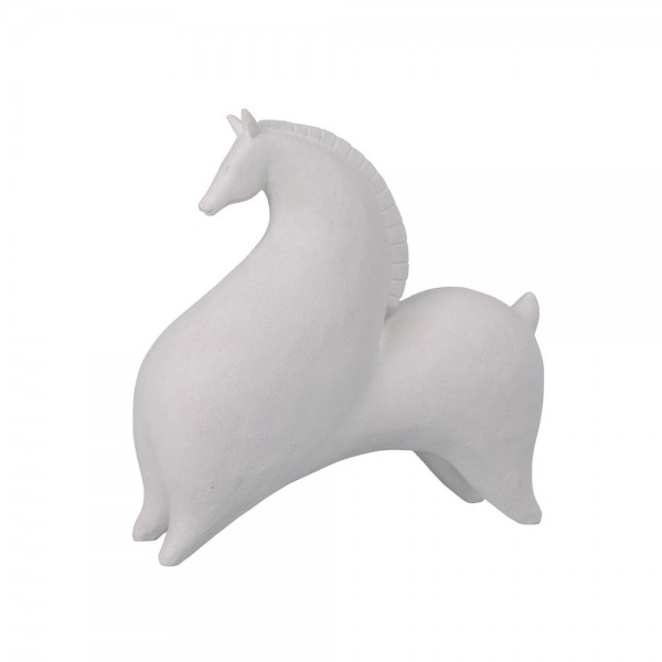 AEGEAN ΔΙΑΚΟΣΜΗΤΙΚΟ ΑΛΟΓΟ 26x11x24cm POLYRESIN ΛΕΥΚΟ