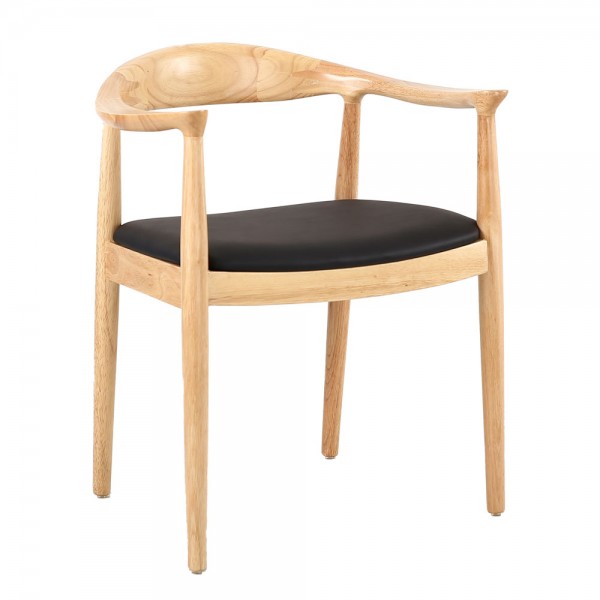 FUJI ΚΑΡΕΚΛΑ ΦΥΣΙΚΟ ΜΑΥΡΟ 57x45xH73,5cm