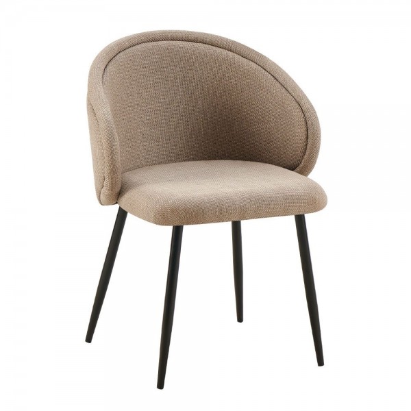 FIGARO ΚΑΡΕΚΛΑ ΠΟΛΥΘΡΟΝΑ BEIGE 58x58,5xH78,5cm