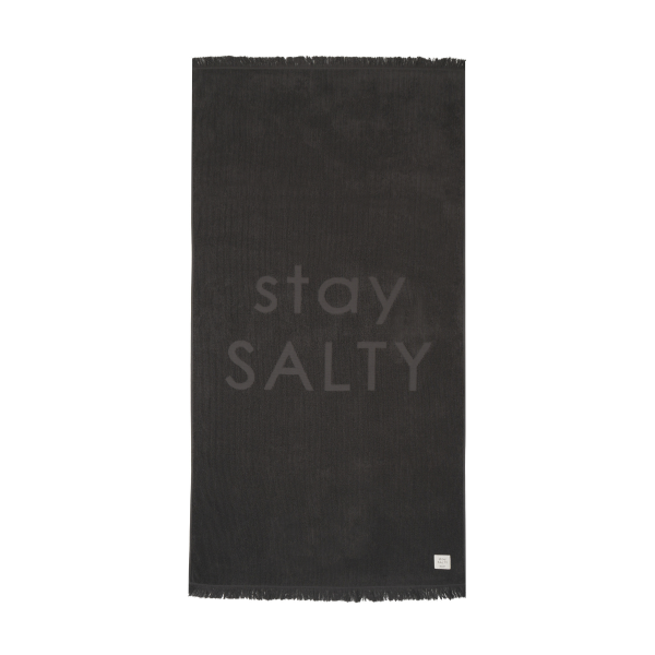 NEF NEF HOMEWARE ΠΕΤΣΕΤΑ ΘΑΛΑΣΣΗΣ STAY SALTY 90X170 BLACK 030590