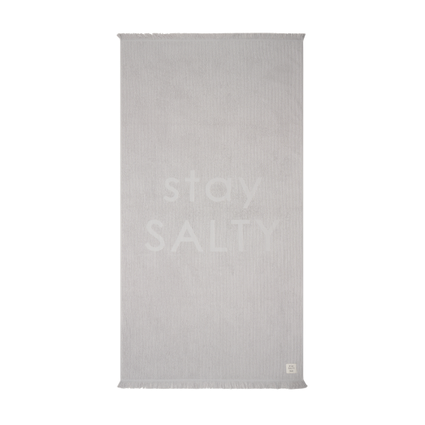NEF NEF HOMEWARE ΠΕΤΣΕΤΑ ΘΑΛΑΣΣΗΣ STAY SALTY 90X170 SILVER 030590
