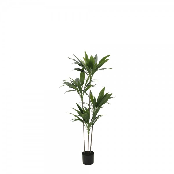 VELVET TREE ΔΕΝΤΡΟ ΤΕΧΝΗΤΟ ΣΕ ΓΛΑΣΤΡΑ PVC ΤΣΙΜΕΝΤΟ ΠΡΑΣΙΝΟ ΜΑΥΡΟ 120