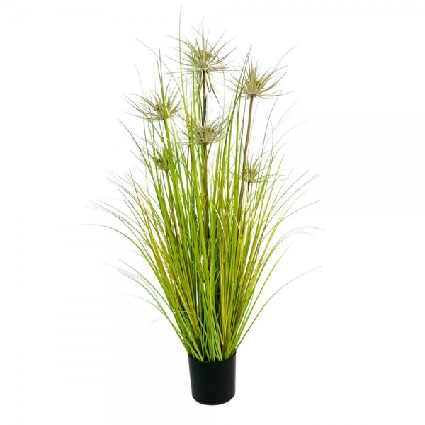 SUNNY FLOWER ΦΥΤΟ ΤΕΧΝΗΤΟ ΣΕ ΓΛΑΣΤΡΑ PVC ΠΡΑΣΙΝΟ 90