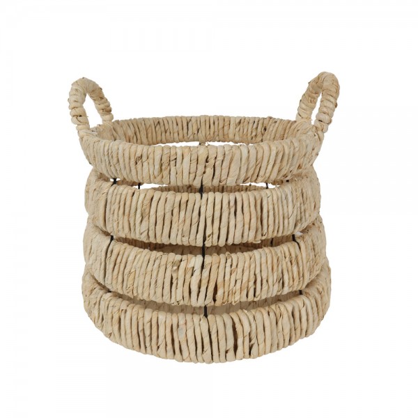 THEROS ΚΑΛΑΘΙ ΑΠΟΘΗΚΕΥΣΗΣ 31x31x24 SEAGRASS ΦΥΣΙΚΟ