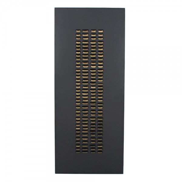 ESCAPE ΠΙΝΑΚΑΣ ΜΕΤΑΛΛΟ ΜΑΥΡΟ ΧΡΥΣΟ MDF 50x120xH3,5cm 032108