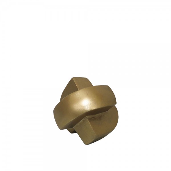 BRONTIE ΔΙΑΚΟΣΜΗΤΙΚΟ ΚΟΜΠΟΣ 13x13x13 ΑΛΟΥΜΙΝΙΟ ΧΡΥΣΟ