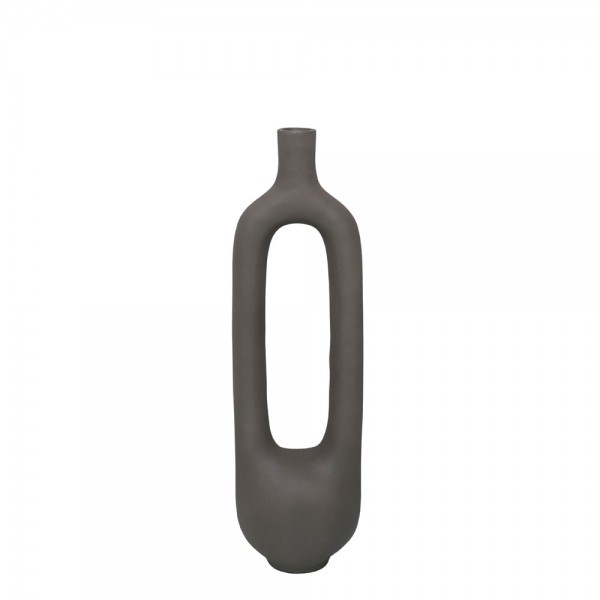 FINTON ΒΑΖΟ 15x12x50cm ΑΛΟΥΜΙΝΙΟ MUD