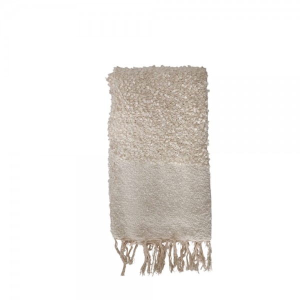 SIMPUL ΡΙΧΤΑΡΙ ΔΙΑΚΟΣΜΗΤΙΚΟ 130x170cm ΥΦΑΣΜΑ ΛΕΥΚΟ ΜΠΕΖ