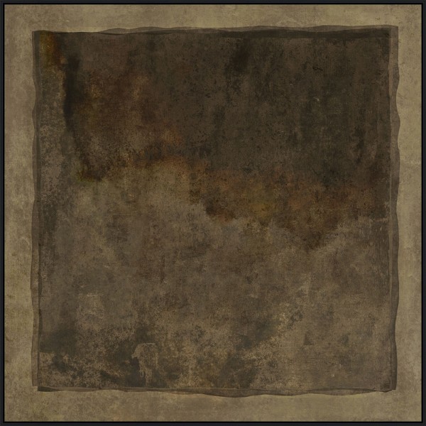 AFENGIA ΠΙΝΑΚΑΣ ΔΙΑΚΟΣΜΗΤΙΚΟΣ ΜΕ ΚΟΡΝΙΖΑ 80x80x4cm ΚΑΜΒΑΣ ΚΑΦΕ ΚΑΦΕ ΞΥΛΟ ΜΑΥΡΟ