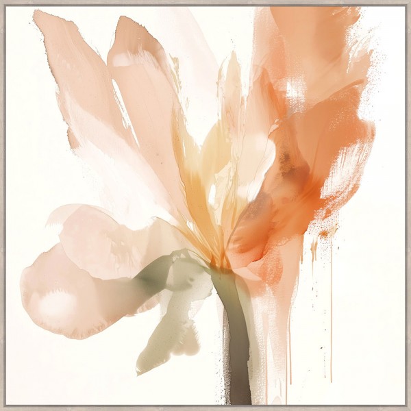 CALANDIUM.A ΠΙΝΑΚΑΣ ΔΙΑΚΟΣΜΗΤΙΚΟΣ ΜΕ ΚΟΡΝΙΖΑ 80x80x4cm ΚΑΜΒΑΣ BEIGE ΠΟΛΥΧΡΩΜΟ ΞΥΛΟ ΦΥΣΙΚΟ