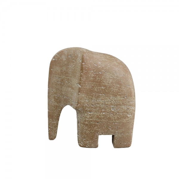 TENGO.B ΔΙΑΚΟΣΜΗΤΙΚΟ ΕΛΕΦΑΝΤΑΣ 16.5x9x18 POLYRESIN ΜΕΛΙ ΛΕΥΚΟ