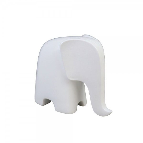 BIANCO ΔΙΑΚΟΣΜΗΤΙΚΟ ΕΛΕΦΑΝΤΑΣ 18.5x8.5x16 POLYRESIN ΛΕΥΚΟ