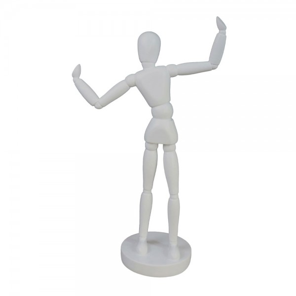 BALLO CORPO.3 ΔΙΑΚΟΣΜΗΤΙΚΟ ΣΩΜΑ 21x10.5x35 POLYRESIN ΛΕΥΚΟ