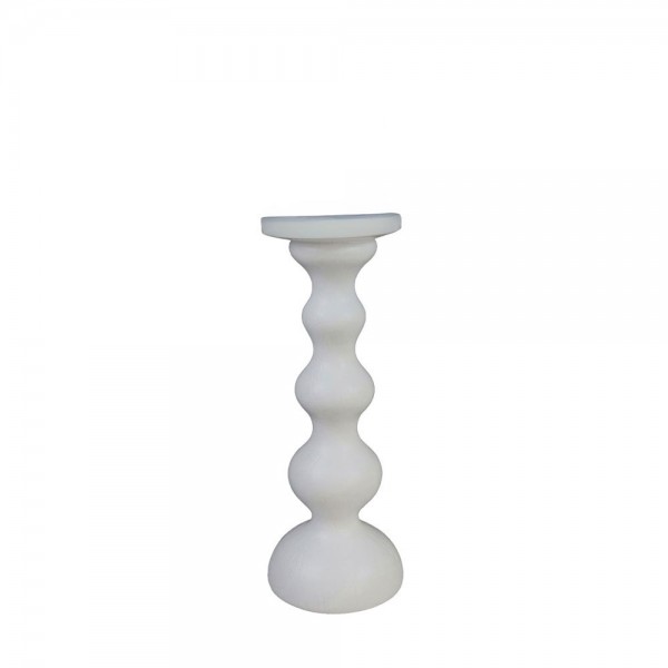 CADENA ΔΙΑΚΟΣΜΗΤΙΚΟ ΚΗΡΟΠΗΓΙΟ 11x11x29 POLYRESIN ΛΕΥΚΟ