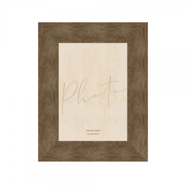 LITHOS ΚΟΡΝΙΖΑ 18.6x1.5x23.7cm POLYRESIN BEIGE ΣΚΟΥΡΟ ΓΥΑΛΙ