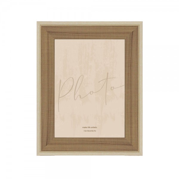 LEGNO ΚΟΡΝΙΖΑ 18.2x1.5x23.3cm POLYRESIN ΚΑΦΕ BEIGE ΓΥΑΛΙ
