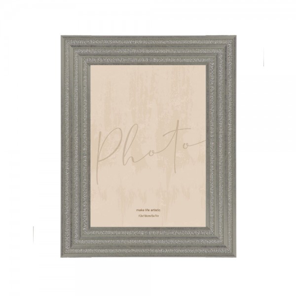 LINEA 4 ΚΟΡΝΙΖΑ 18.2x1.4x23.3cm POLYRESIN ΑΣΗΜΙ ΓΥΑΛΙ