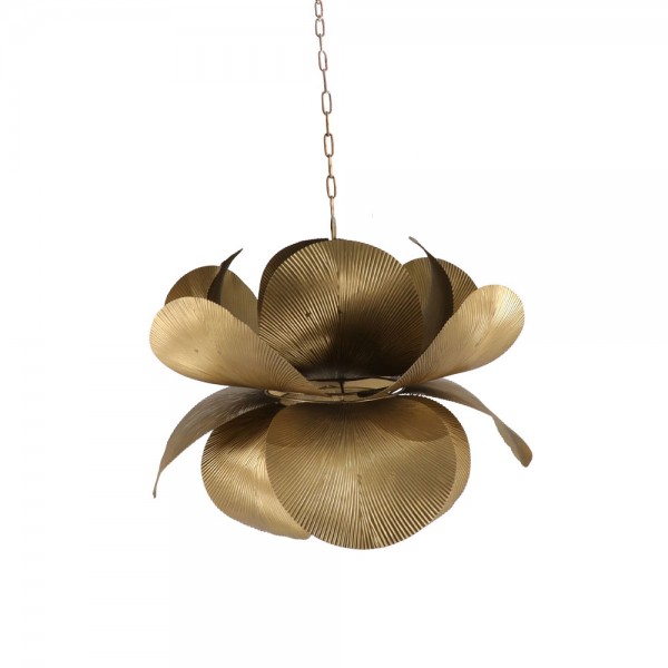 BLOSSOM ΦΩΤΙΣΤΙΚΟ ΚΡΕΜΑΣΤΟ 56.5x56.5x43 ΜΕΤΑΛΛΟ BROWN GOLD